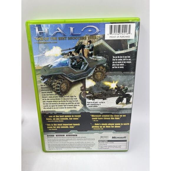 Halo: Combat Evolved (Microsoft Xbox, 2001) Complete In Box GOTY - Picture 6 of 6